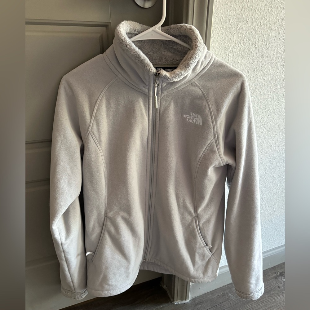 The North Face Gray Fuzzy Jacket
